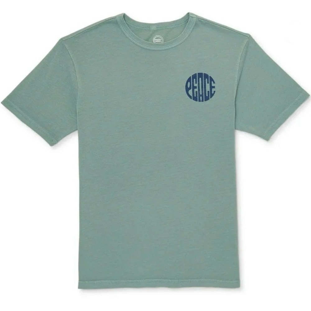 Wonder Nation Elevated Green Graphic Short Sleeve Tee Shirt